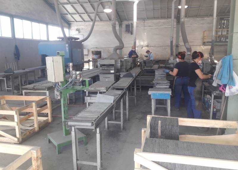 Visite d'une carrière d'ardoise de marque SAMACA en Espagne