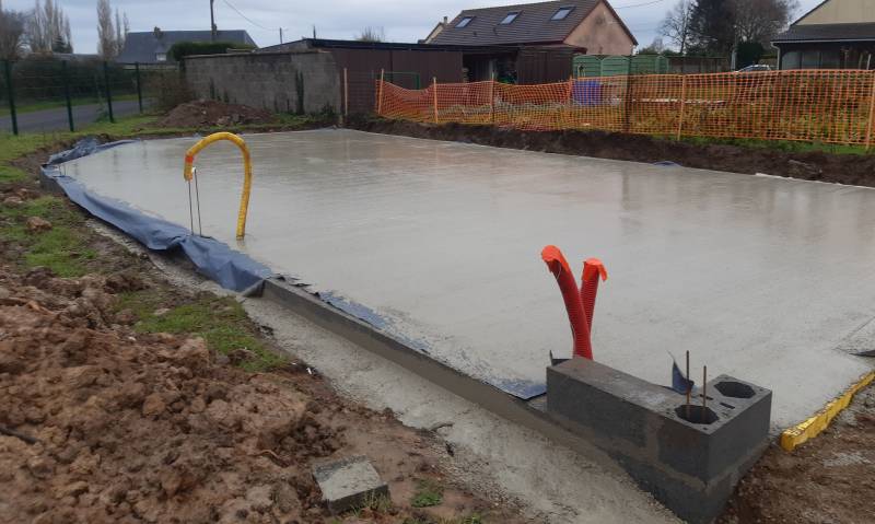 Création d'un bâtiment pour le comité des fêtes de Ecquetot 27