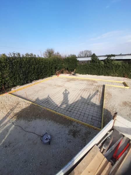 Création d'un bâtiment de stockage de véhicule à Marbeuf près de Evreux