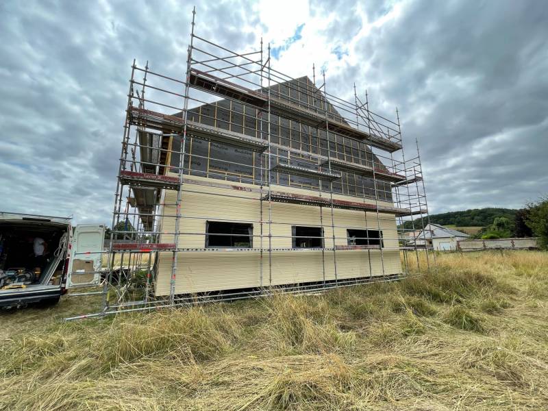Pose de clin Sylverwood sur la commune de Brosville près de Evreux