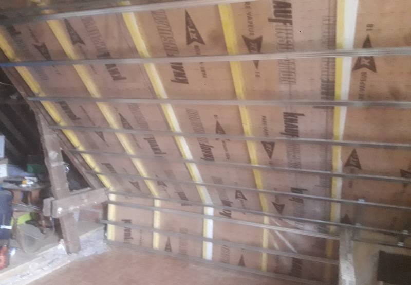 Isolation de combles en laine de bois à Saint-Aubin d'Ecrosville proche Le Neubourg